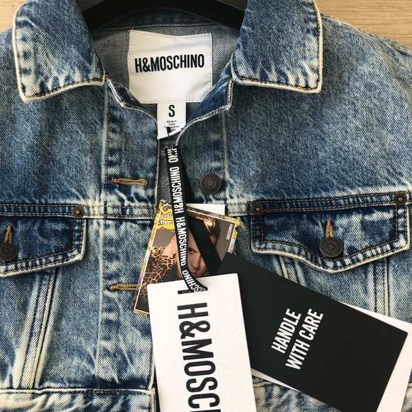 moschino denim jacket h&m